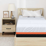 Mattress White and Grey 80 x 200 cm Memory Foam 4106300