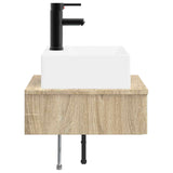 Wall-Mounted Wash Basin Sonoma Oak 40 x 41 x 39 cm 890200