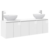 Bathroom Cabinet Set 3 pcs High Gloss White 49.5 x 44.5 x 65 cm 3405691