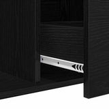 Sideboard Black Oak 104 x 35 x 70 cm Engineered Wood 862597