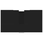 Bathroom Cabinet Black 60x32x53.5 cm Engineered Wood 802634