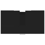 Bathroom Cabinet Black 60x32x53.5 cm Engineered Wood 802634
