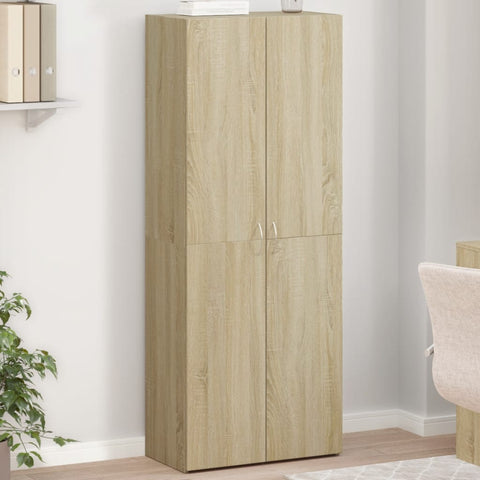 ZNTS File Cabinet Sonoma Oak 60x32x153 cm Engineered Wood 3276646