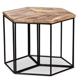 Coffee Table Solid Mango Wood 56x48x40 cm 243976