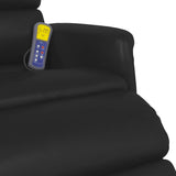 Massage Recliner Chair Black 71 x 98 x 106 cm Faux Leather 42018601