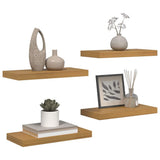 Wall Shelf 4 pcs Beige 50 x 23.5 x 3.8 cm Engineered Wood 42019988