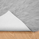 Faux Sheepskin Rug TAFALLA Grey 200 x 280 cm Polyester 42021529