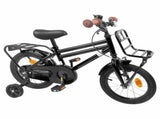 Kids Bike 16 Inches for 4-6 Years Old Black 42009255