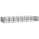 Outdoor Dog Kennel Steel 22.58 m 3124621