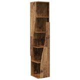 Corner Cabinet 27.5x27x140cm Engineered Wood Old Wood 889873