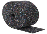 Rubber Granulate Roll Black 2000 x 10 x 0.8 cm Rubber 42027288