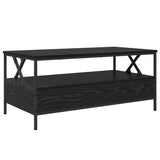 Coffee Table Black oak 100 x 51 x 45 cm Engineered wood 874096