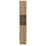 Bathroom Cabinet with Open Shelf EDE Artisan Oak 895944