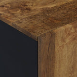 TV Cabinet 80x33x46 cm Solid Wood Mango&Engineered Wood 351965