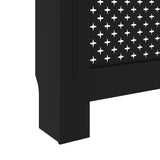 Radiator Cover Black 172x19x81.5 cm MDF 288198