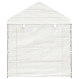 Gazebo with Roof White 20.07x2.28x2.69 m Polyethylene 3155485