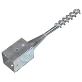 Ground Spikes 6 pcs Silver 9x9x56 cm Galvanised Steel 145440