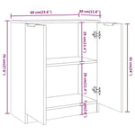 3 Piece Sideboards Sonoma Oak Engineered Wood 3115782