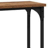 Console Table Old wood 100 x 22.5 x 75 cm Engineered Wood 883503