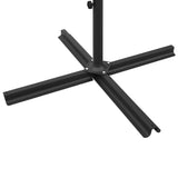 Garden Parasol Sand Polyester, Powder-Coated Steel Double 312555