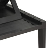 Sun Lounger Plastic Anthracite 315827