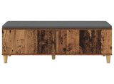 Hall Bench Old Wood 100 x 38 x 46 cm Engineered Wood and Fabric 891542