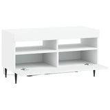 LED TV Cabinet White Engineered Wood 896995