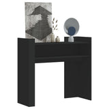 Console Table Black 100x35x90 cm Engineered Wood 848466