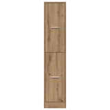 Apothecary Cabinet Artisian Oak 30x41x144.5 cm Engineered Wood 855177