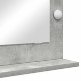 Vanity Mirror Rectangular Concrete Grey 70 x 50 x 18 cm 868336