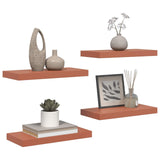 Wall Shelf 4 pcs Red 50 x 23 x 4 cm Engineered Wood 42019925