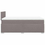 Box Spring Bed with Mattress Taupe 120x190 cm Fabric 3285831