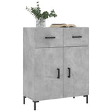 Sideboard Concrete Grey 69.5x34x90 cm Engineered Wood 827984