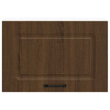 Kitchen Wall Cabinet Kalmar Brown Oak Engineered Wood 853604