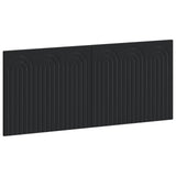 Wall-Mounted Headboard ALKMAAR Black Engineered Wood 896306