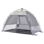 ZNTS Beach Tent 2-Person Grey Quick Release Waterproof 4005301