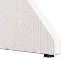Coffee Table 2 pcs White Solid pine wood 873566