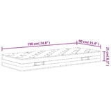 Bonnell Spring Mattress Medium 90x190 cm Single Size 372954