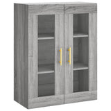 Highboard Grey Sonoma 69.5x34x180 cm Engineered Wood 3198207