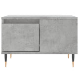 ZNTS Coffee Table Concrete Grey 55x55x36.5 cm Engineered Wood 830752