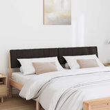 Upholstered Headboard Black 180 cm Solid Pine Wood 879216