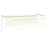 Manual Retractable Awning with Blind 5x3m Cream 3069457