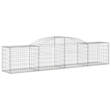 Arched Gabion Baskets 13 pcs 300x50x60/80 cm Galvanised Iron 3146676