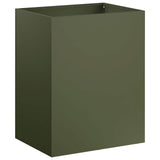 Garden Planter Olive Green 40 x 30 x 50 cm Cold-rolled Steel 8005490