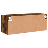 TV Wall Cabinet Smoked Oak 80x30x30 cm Engineered Wood 836876