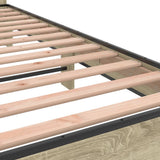 Bed Frame without Mattress Sonoma Oak 120x200 cm 3280153