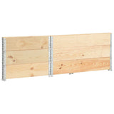 Raised Beds 3 pcs 80x120 cm Solid Pine Wood 3055163