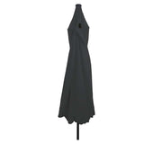 Garden Parasol Anthracite 395 x 395 x 245 cm Polyester 42003646