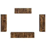 TV Cabinet 5 pcs Smoked Oak 3409173