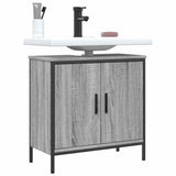 Bathroom Sink Cabinet Grey Sonoma 60x30x60 cm Engineered Wood 842449